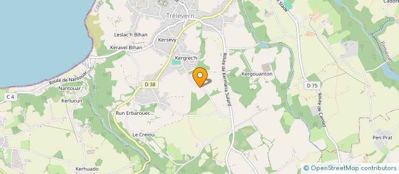 localisation de l'entreprise SCI CASTEL MEUR  TRELEVERN