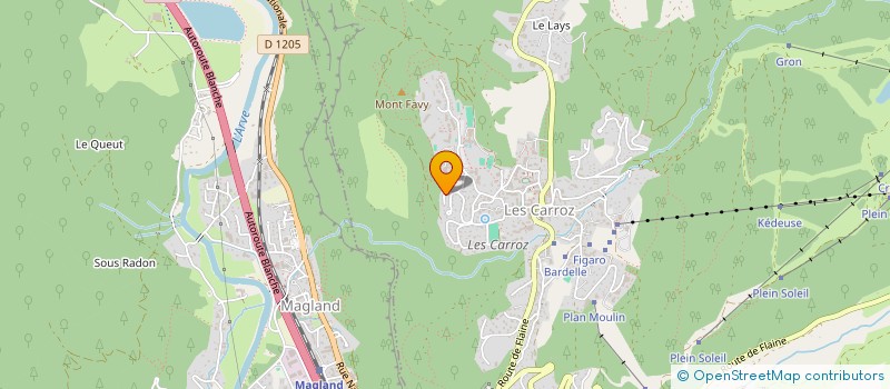 localisation de l'entreprise SCI CASTEL PARADIS  ARACHES-LA-FRASSE