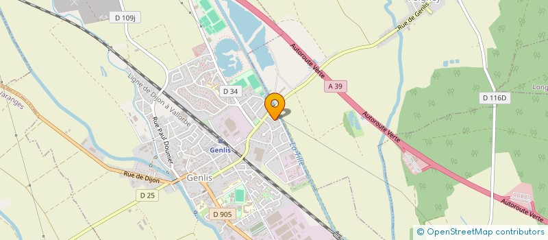 localisation de l'entreprise SCI CASTEL PEJOCES à GENLIS
