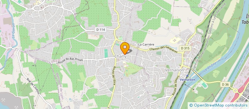 localisation de l'entreprise SCI CASTEL PIC  CHARLY