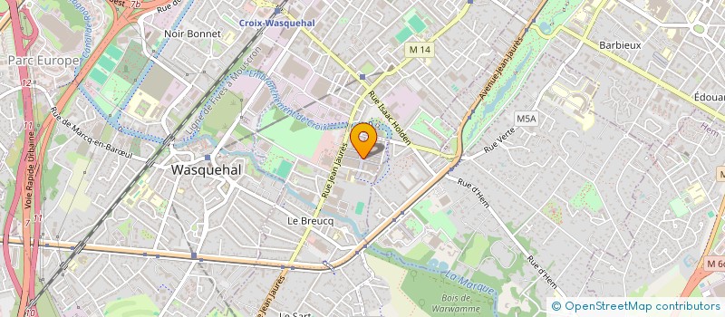 localisation de l'entreprise SCI CASTELAIN à VILLENEUVE-D'ASCQ