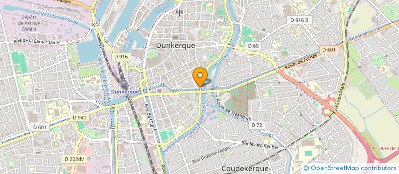 localisation de l'entreprise SCI CASTELAIN F C à DUNKERQUE