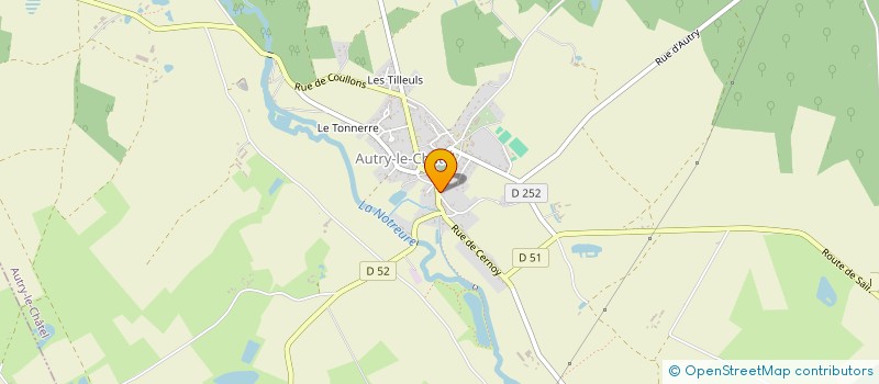 localisation de l'entreprise SCI CASTELAUTRYENNE à AUTRY-LE-CHATEL