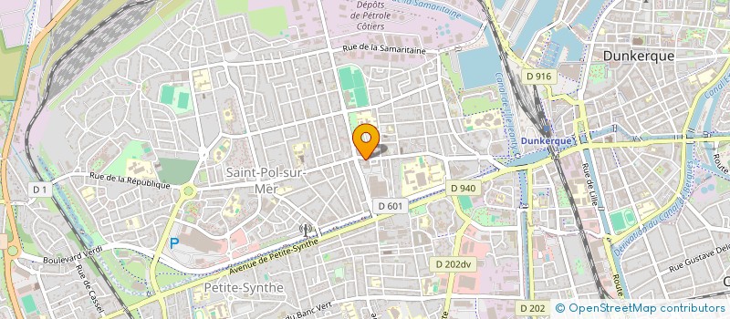 localisation de l'entreprise SCI CASTELEYN à DUNKERQUE