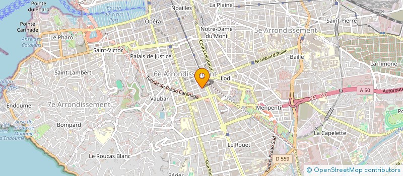 localisation de l'entreprise SCI CASTELFIOLLE à MARSEILLE 6EME