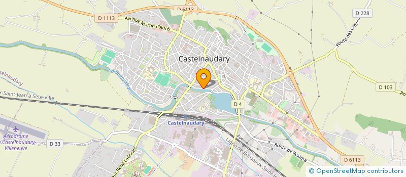 localisation de l'entreprise SCI CASTELGUE  CASTELNAUDARY