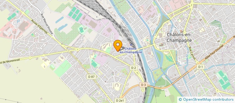 localisation de l'entreprise SCI CASTELHANO  CHALONS-EN-CHAMPAGNE