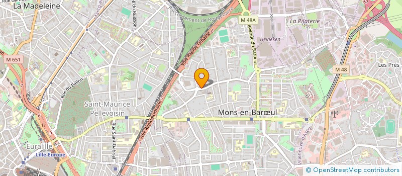 localisation de l'entreprise SCI CASTELIMMO  MONS-EN-BARUL