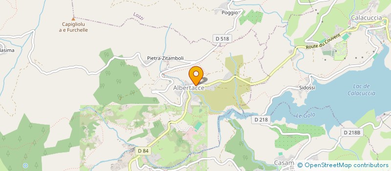 localisation de l'entreprise SCI CASTELLACCE à ALBERTACCE