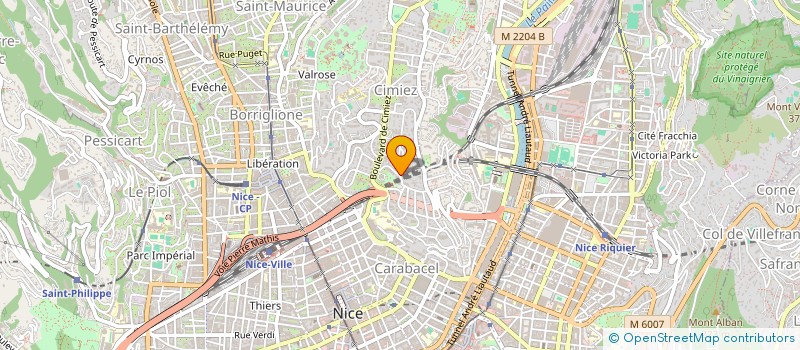 localisation de l'entreprise SCI CASTELLAN à NICE