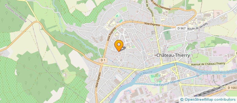 localisation de l'entreprise SCI CASTELLANA IMMO 2  CHATEAU-THIERRY