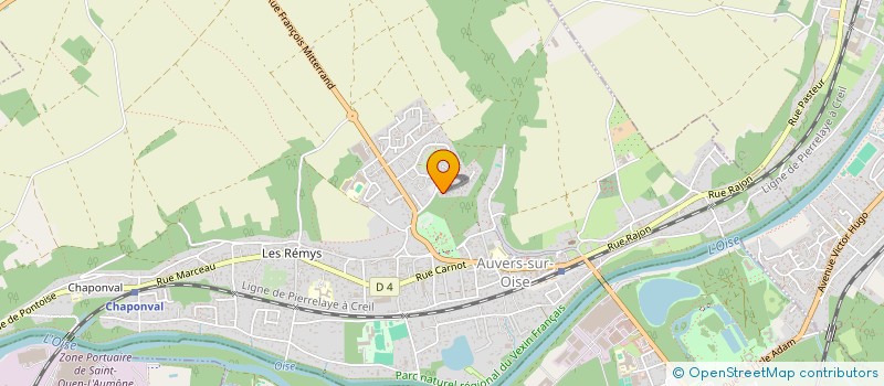 localisation de l'entreprise SCI CASTELLANE  AUVERS-SUR-OISE