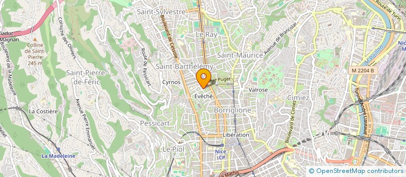 localisation de l'entreprise SCI CASTELLANE à NICE
