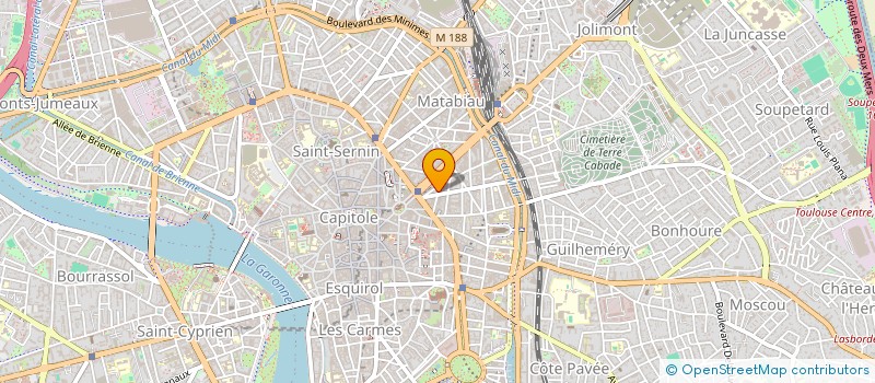 localisation de l'entreprise SCI CASTELLANE-PERI  TOULOUSE