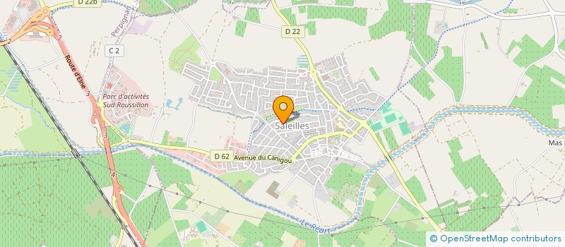localisation de l'entreprise SCI CASTELLE SANCHEZ  SALEILLES