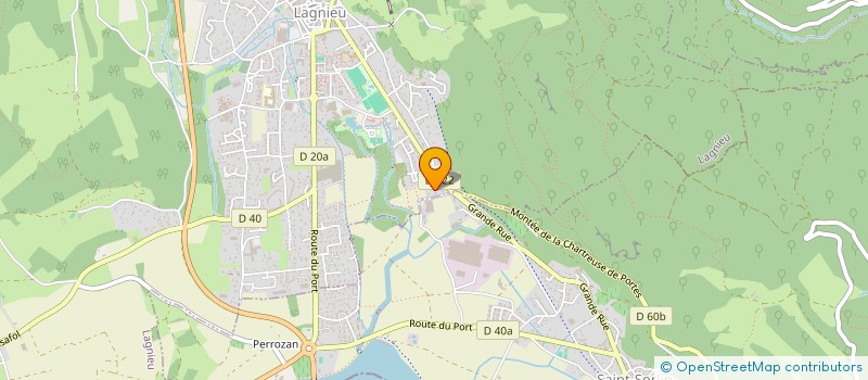 localisation de l'entreprise SCI CASTELLI  SAINT-SORLIN-EN-BUGEY