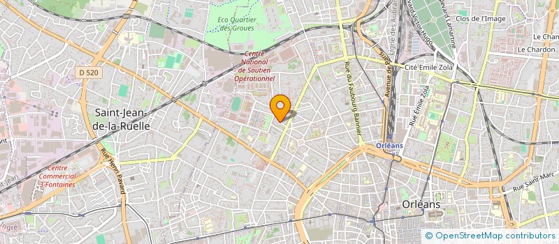localisation de l'entreprise SCI CASTELLI 44 à ORLEANS