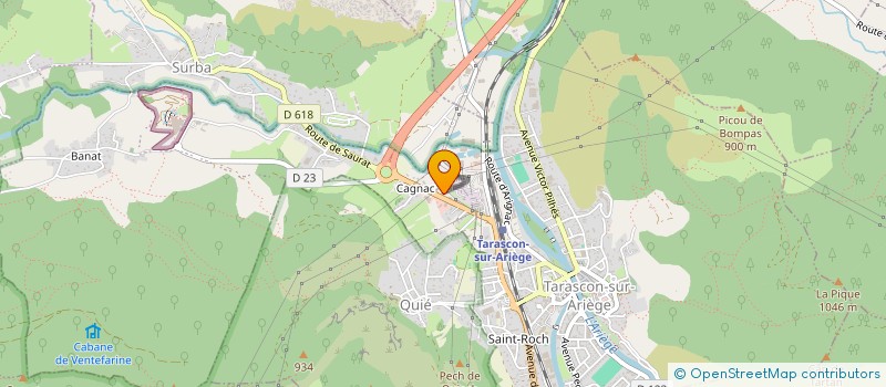 localisation de l'entreprise SCI CASTELMI à TARASCON-SUR-ARIEGE