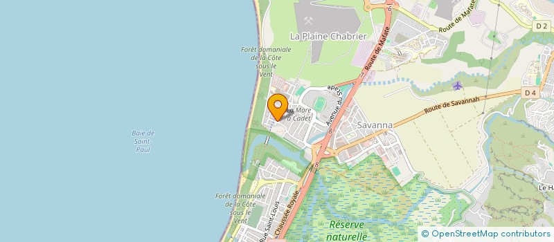 localisation de l'entreprise SCI CASTELMORE  SAINT-PAUL