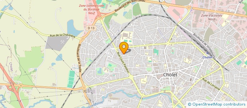 localisation de l'entreprise SCI CASTELNANGO à CHOLET