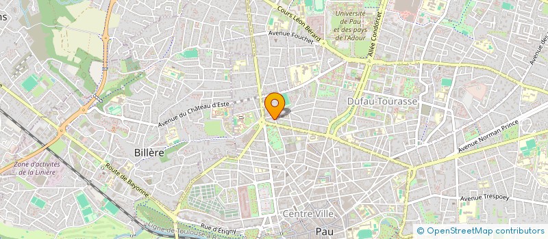 localisation de l'entreprise SCI CASTELNAU BEAUGRAND  CAUTERETS