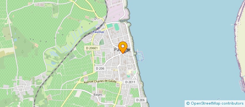 localisation de l'entreprise SCI CASTELNAU DE LAPORTE  PAUILLAC