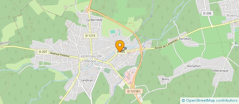 localisation de l'entreprise SCI CASTELNAUDAISE  CASTELNAU-DE-MEDOC