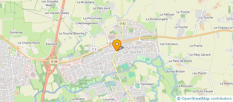 localisation de l'entreprise SCI CASTELNODAISE  NOYAL-CHATILLON-SUR-SEICHE
