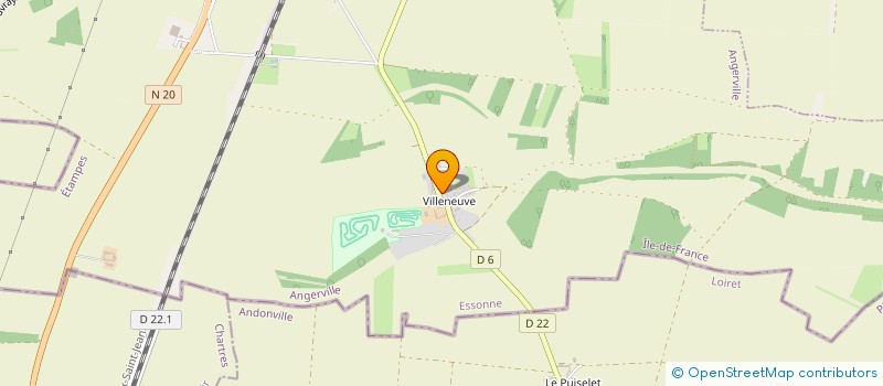 localisation de l'entreprise SCI CASTELNOTRE  ANGERVILLE