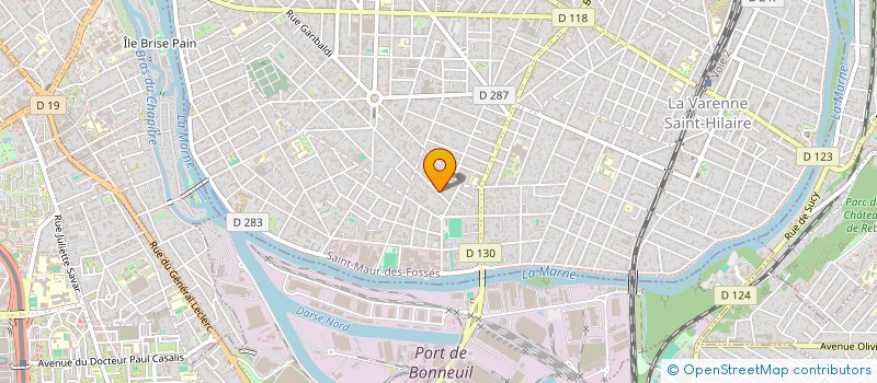 localisation de l'entreprise SCI CASTELO à SAINT-MAUR-DES-FOSSES