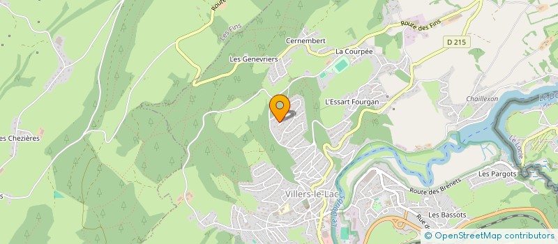 localisation de l'entreprise SCI CASTELO FORTE  VILLERS-LE-LAC