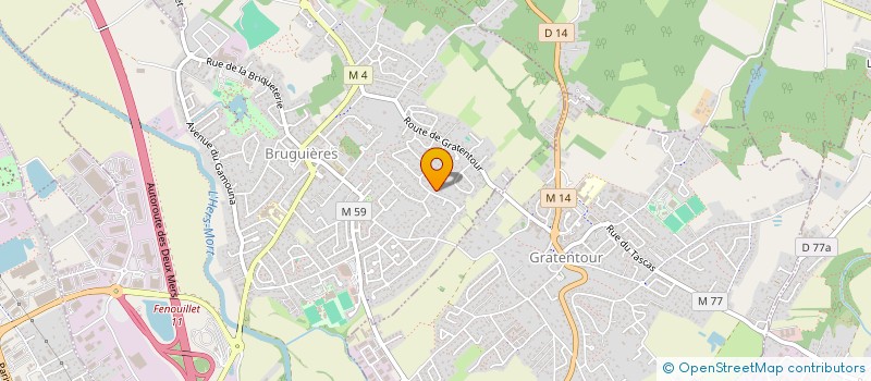 localisation de l'entreprise SCI CASTELOREE  BRUGUIERES