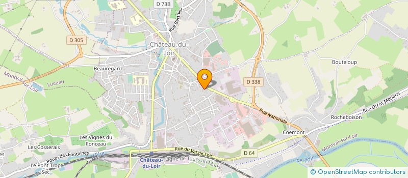 localisation de l'entreprise SCI CASTELORIENNE  MONTVAL-SUR-LOIR