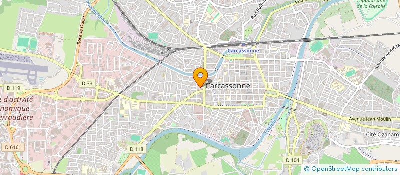 localisation de l'entreprise SCI CASTELPIERRE à CARCASSONNE