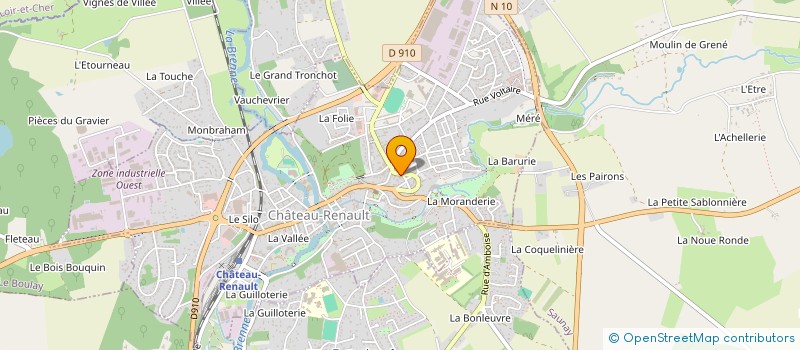 localisation de l'entreprise SCI CASTELRENAUDINE à CHATEAU-RENAULT