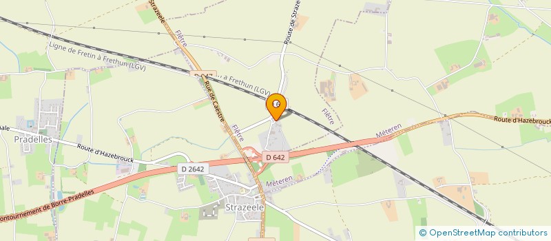 localisation de l'entreprise SCI CASTER MEULEN  FLETRE