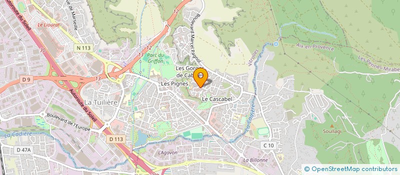localisation de l'entreprise SCI CASTERA DUFOUR à VITROLLES