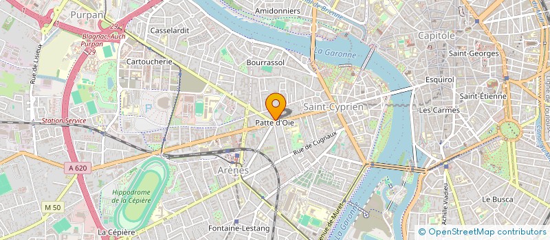 localisation de l'entreprise SCI CASTERA SALVADOR MERE ET FILS  TOULOUSE