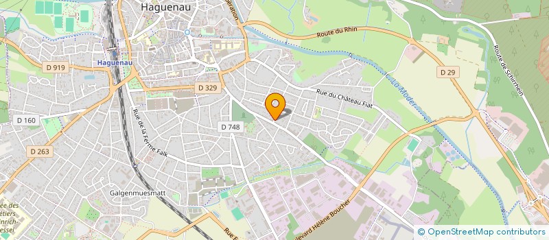 localisation de l'entreprise SCI CASTEROT HOERDT  HAGUENAU