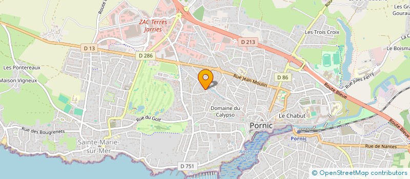 localisation de l'entreprise SCI CASTERS INVEST  PORNIC