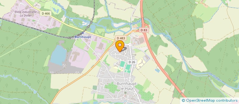 localisation de l'entreprise SCI CASTET  BURNHAUPT-LE-HAUT