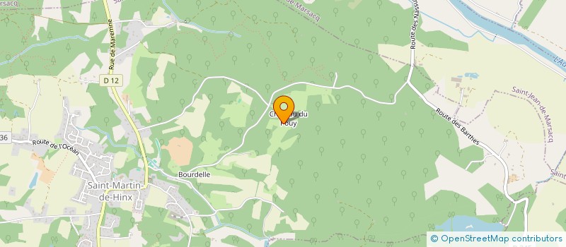 localisation de l'entreprise SCI CASTET DU POUY  ST-MARTIN-DE-HINX