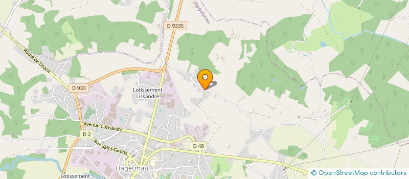 localisation de l'entreprise SCI CASTETS  HAGETMAU