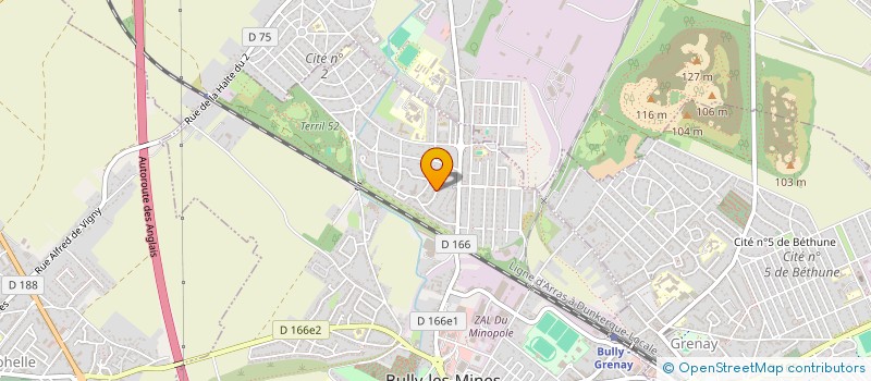 localisation de l'entreprise SCI CASTIEL  BULLY-LES-MINES