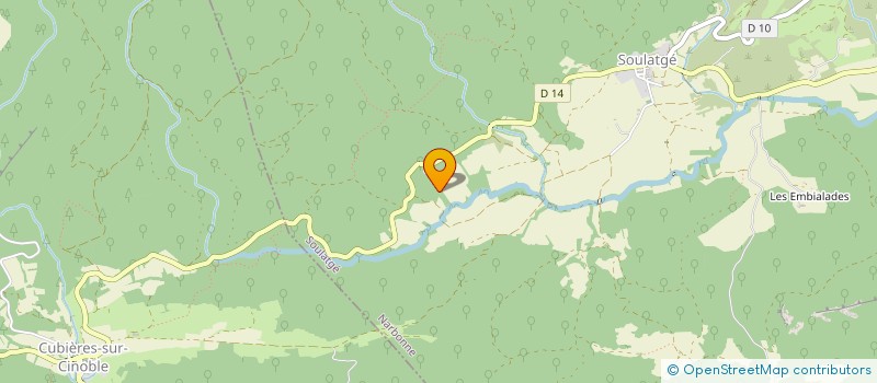 localisation de l'entreprise SCI CASTIES  SOULATGE