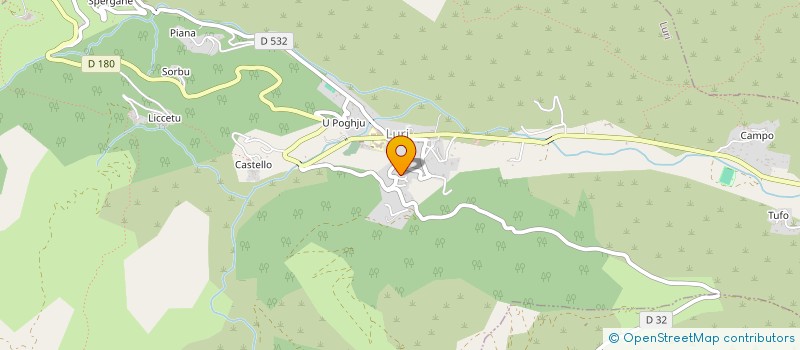 localisation de l'entreprise SCI CASTIGLIONI à LURI