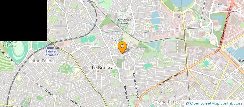 localisation de l'entreprise SCI CASTIGUES à LE BOUSCAT