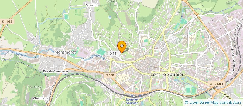 localisation de l'entreprise SCI CASTILLE  LONS-LE-SAUNIER