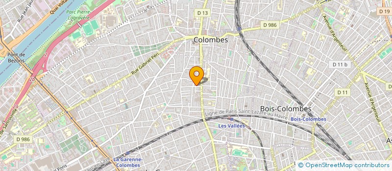 localisation de l'entreprise SCI CASTILLE à COLOMBES