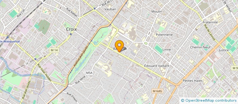 localisation de l'entreprise SCI CASTILLE GAUTREAU  ROUBAIX